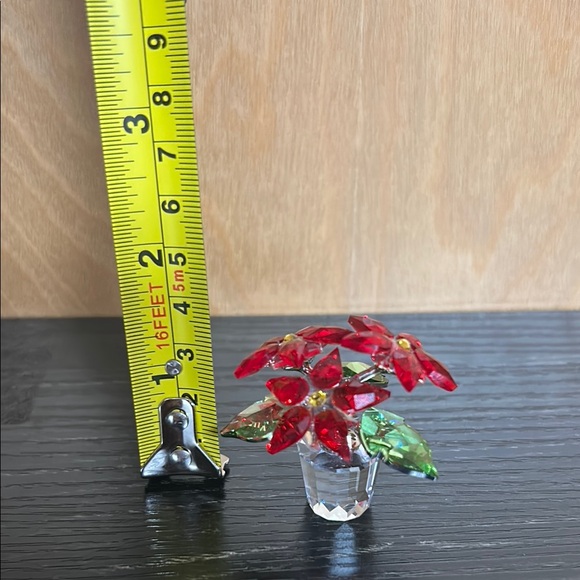 Swarovski Crystal Poinsettia - Picture 2 of 3